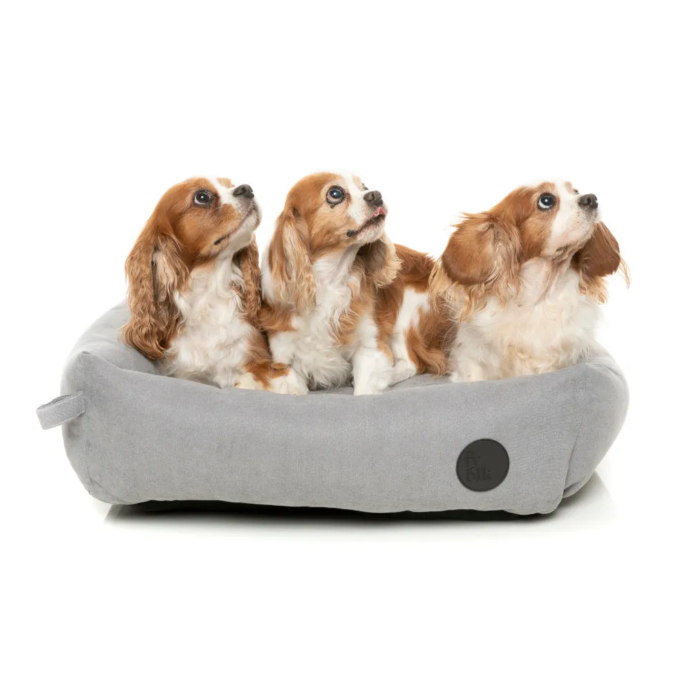 15% OFF: FuzzYard Lounge Dog Bed (Stone Grey)