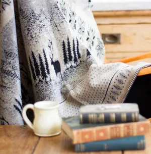 Black Forest Friends Denali Microplush™ Rustic Lodge Throw Blanket