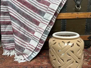 Bonfire Blanket in Rust | Blanket Throws I Wool Blanket | Throw Gifts | Blanket Gift