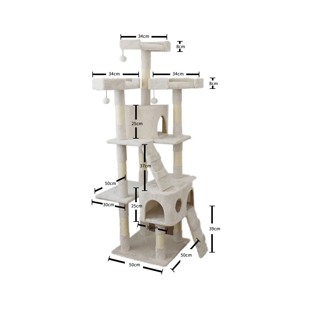 CATIO Tranquility Palace Cat Scratching Post [50x50x171cm]