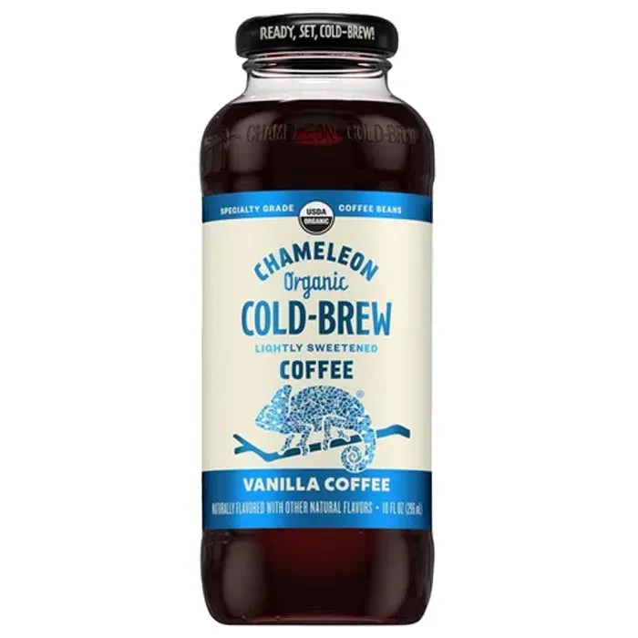 Chameleon Cold-Brew - Organic Cold Brew Coffee, 10oz | Assorted Flavors