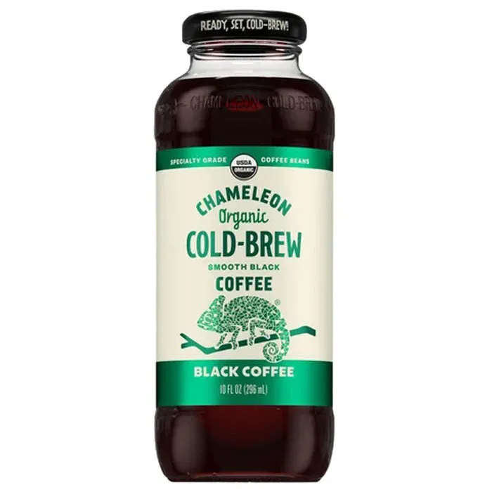 Chameleon Cold-Brew - Organic Cold Brew Coffee, 10oz | Assorted Flavors