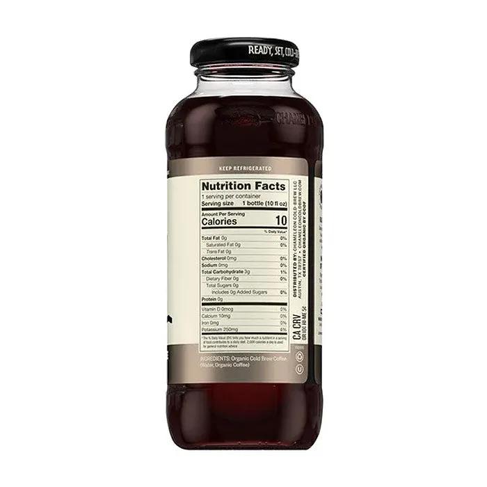 Chameleon Cold-Brew - Organic Cold Brew Coffee, 10oz | Assorted Flavors