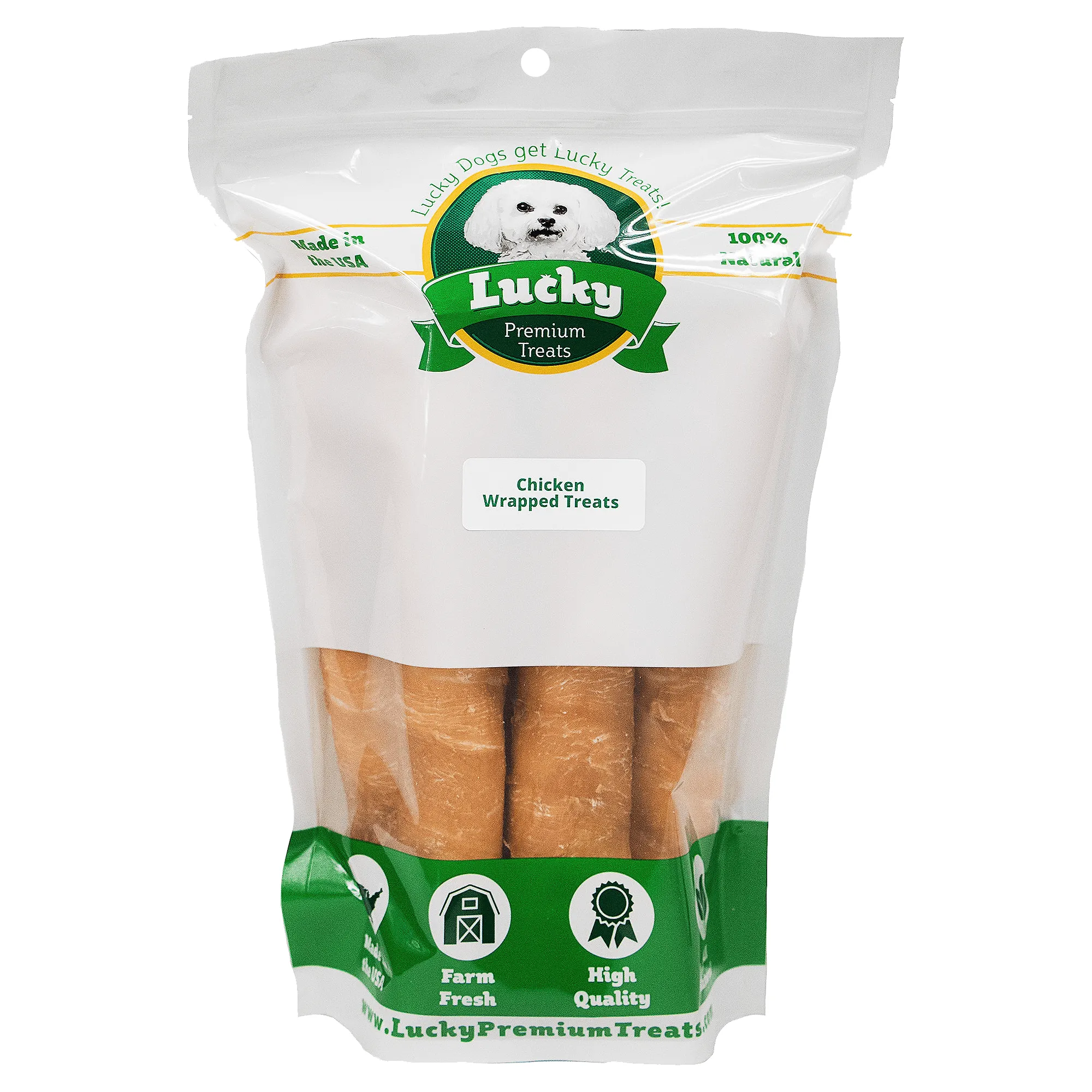 Chicken Wrapped Rawhide Dog Treats Bull Sticks for Large Dogs  5.00% Off Auto renew