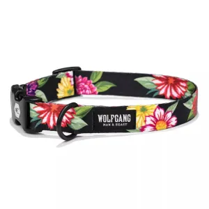 Coastal Wolfgang Dark Floral Collar or Leash