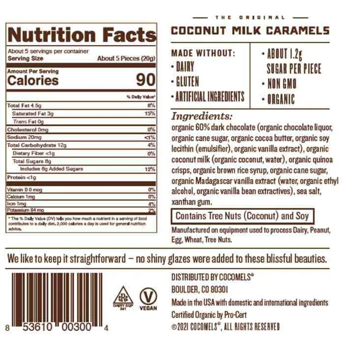 Cocomels - Chocolate Covered Bites, 3.5oz | Multiple Flavors