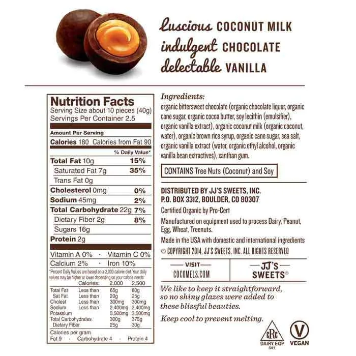 Cocomels - Chocolate Covered Bites, 3.5oz | Multiple Flavors