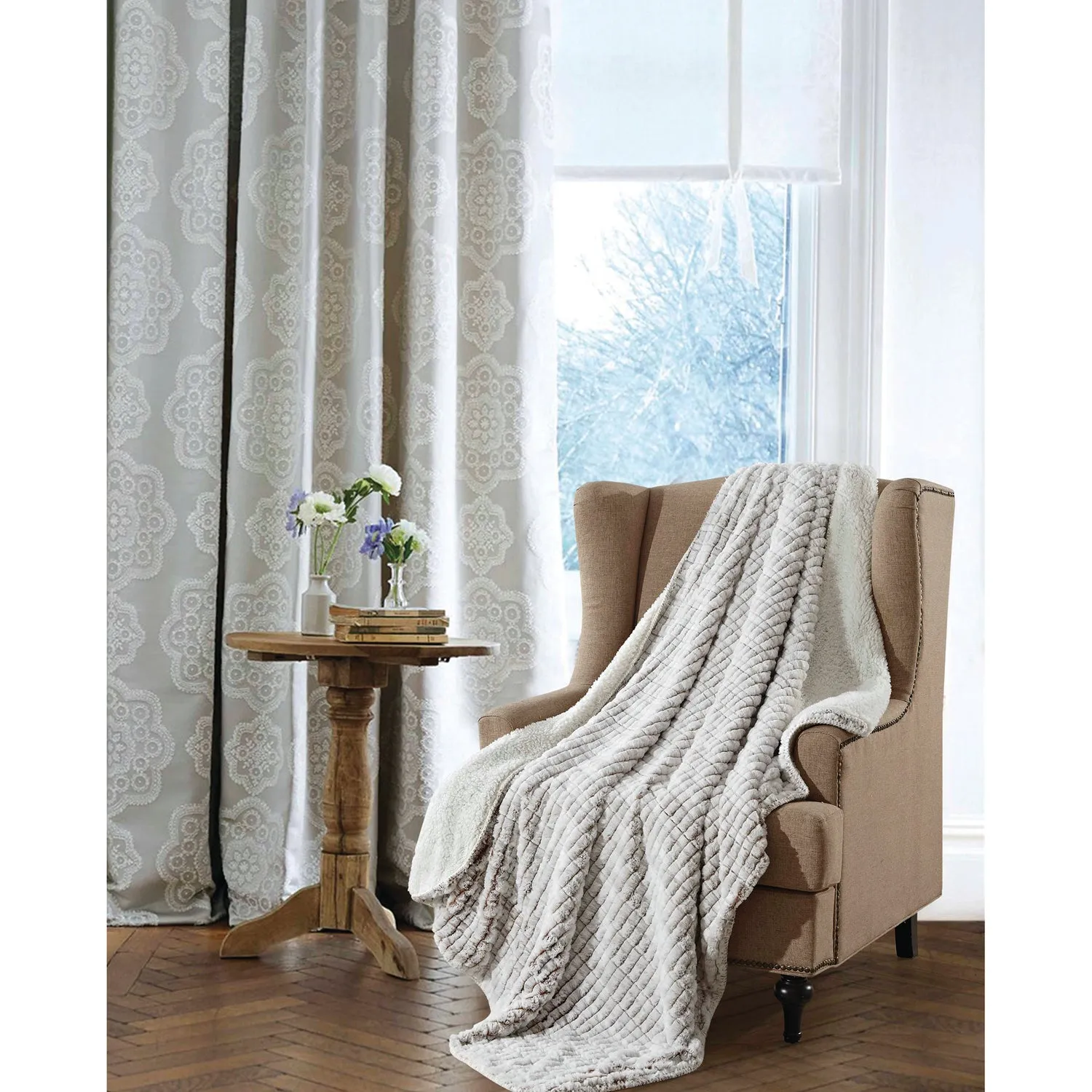 Cozy Flannel Sherpa Throws DTR<p>See All Designs</p>