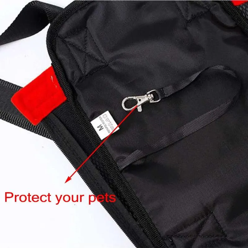 Denim Outdoor Travel Dog Backpack