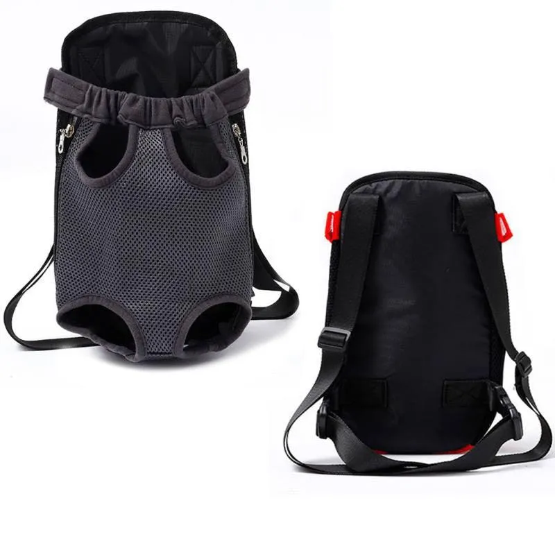 Denim Outdoor Travel Dog Backpack