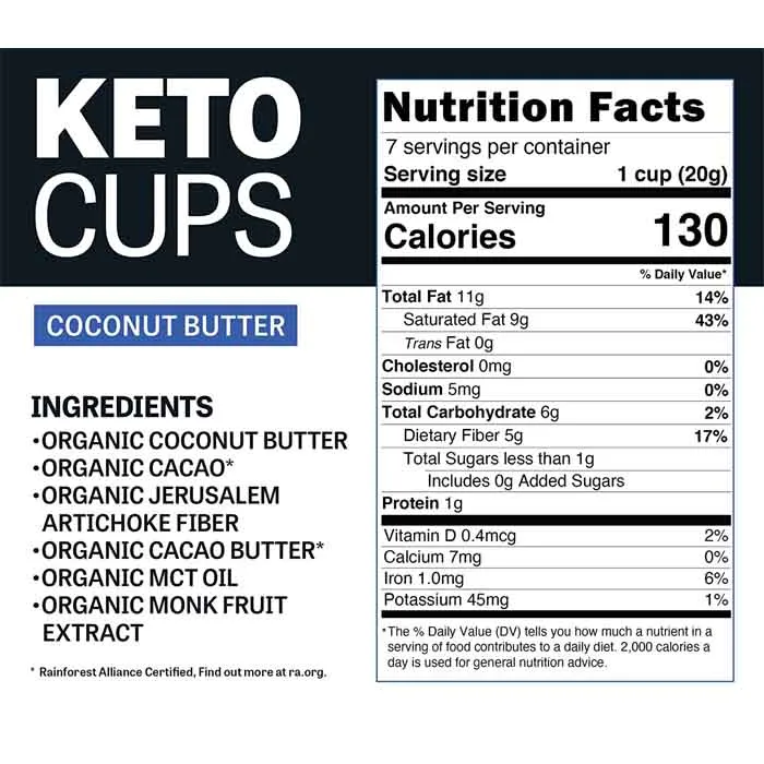 Evolved - Organic Chocolate Keto Cups | Multiple Options