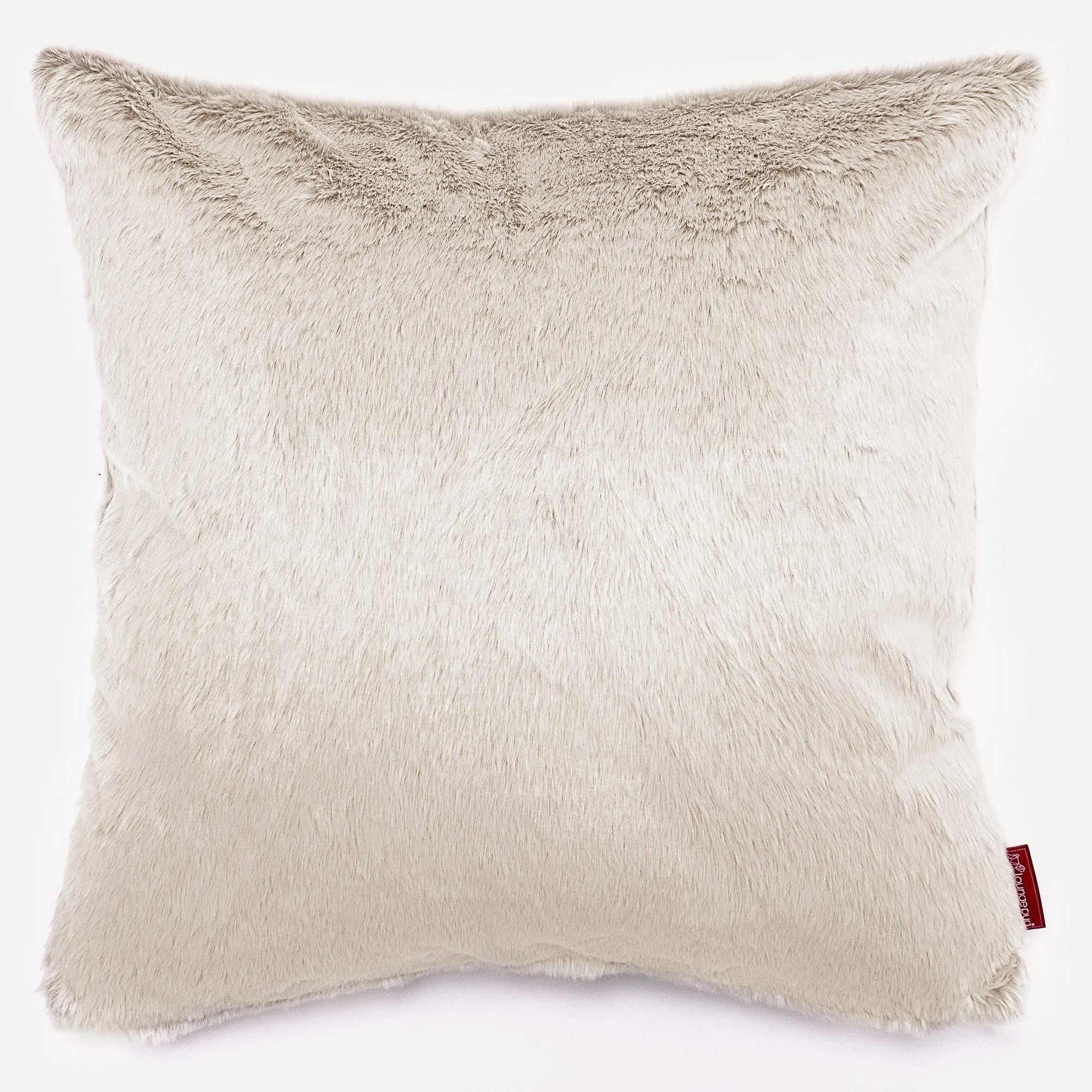 Extra Large Decorative Cushion Cover 70 x 70cm - Fluffy Faux Fur Rabbit White