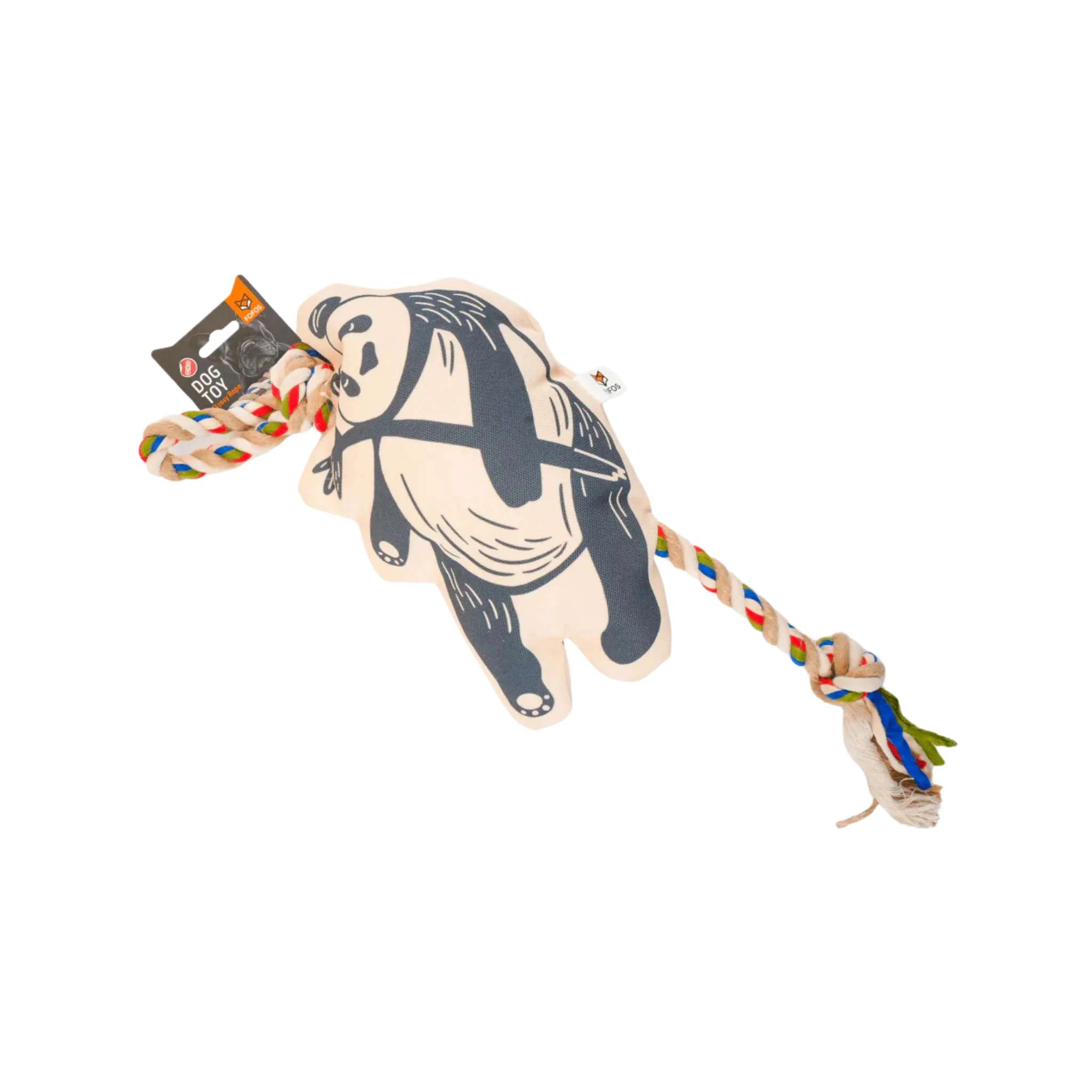 FOFOS FLOSSY ROPE TOY WITH PANDA