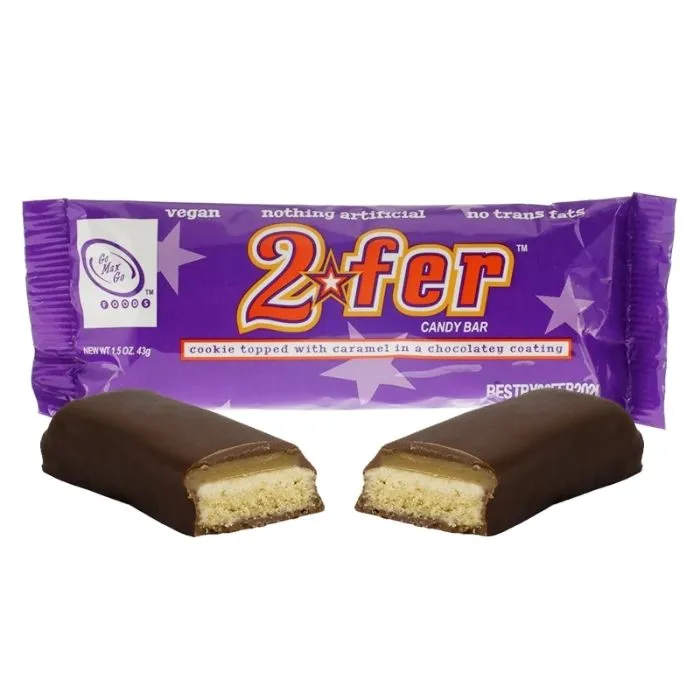 Go Max Go - 2fer™ Vegan Candy Bar, 1.5oz