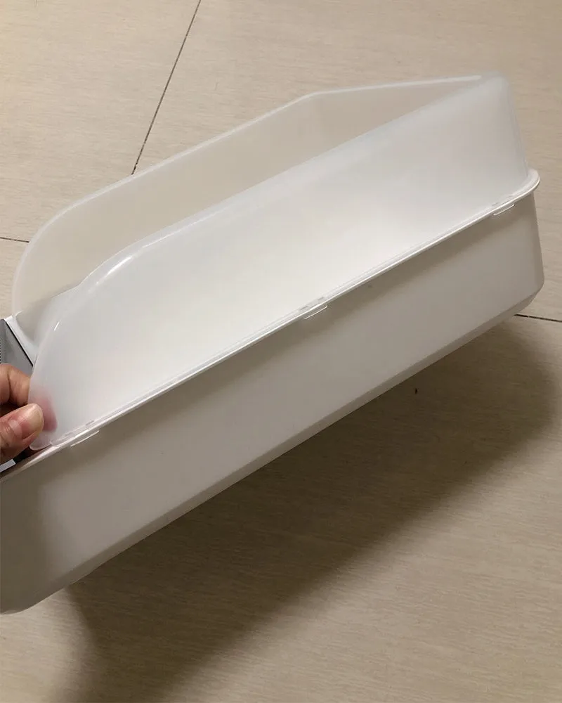JrbenPETSGO cat litter box, high-grade cat litter box, with shovel