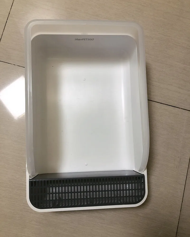 JrbenPETSGO cat litter box, high-grade cat litter box, with shovel