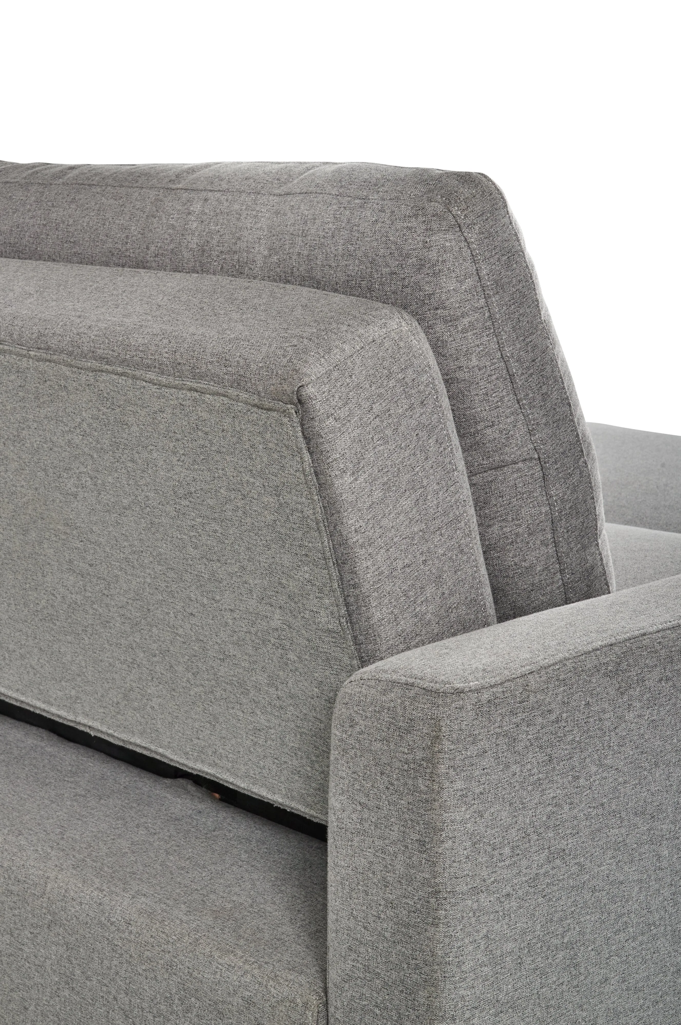 Linwood Linen-Look Fabric Sleeper Sofa - Solis Grey