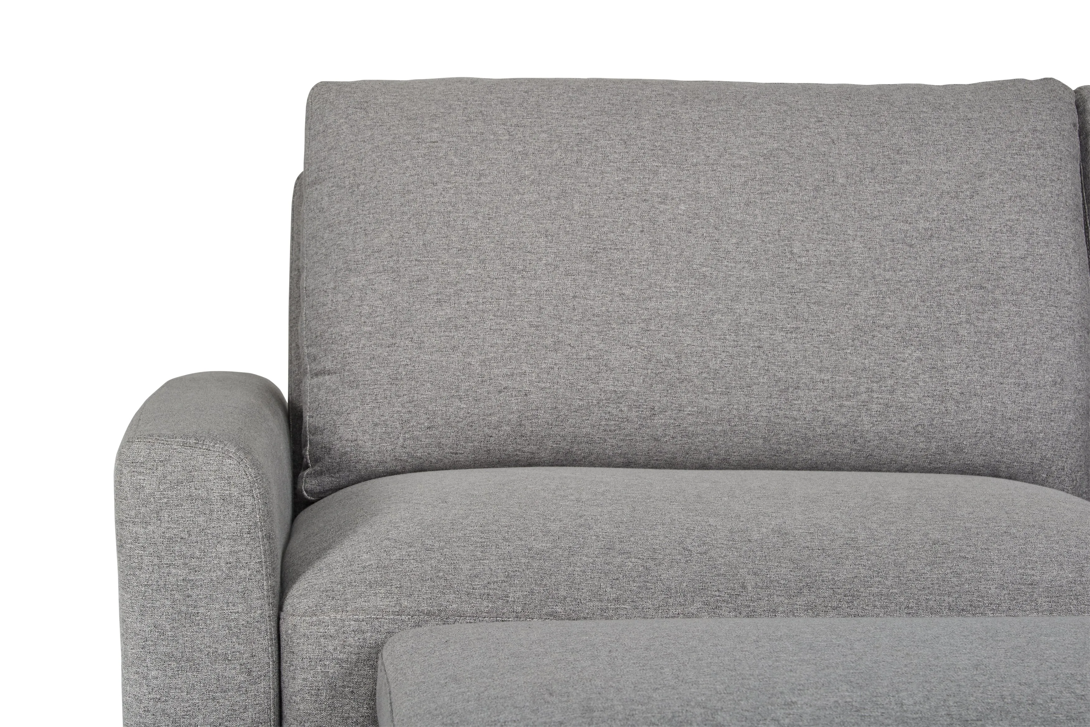 Linwood Linen-Look Fabric Sleeper Sofa - Solis Grey