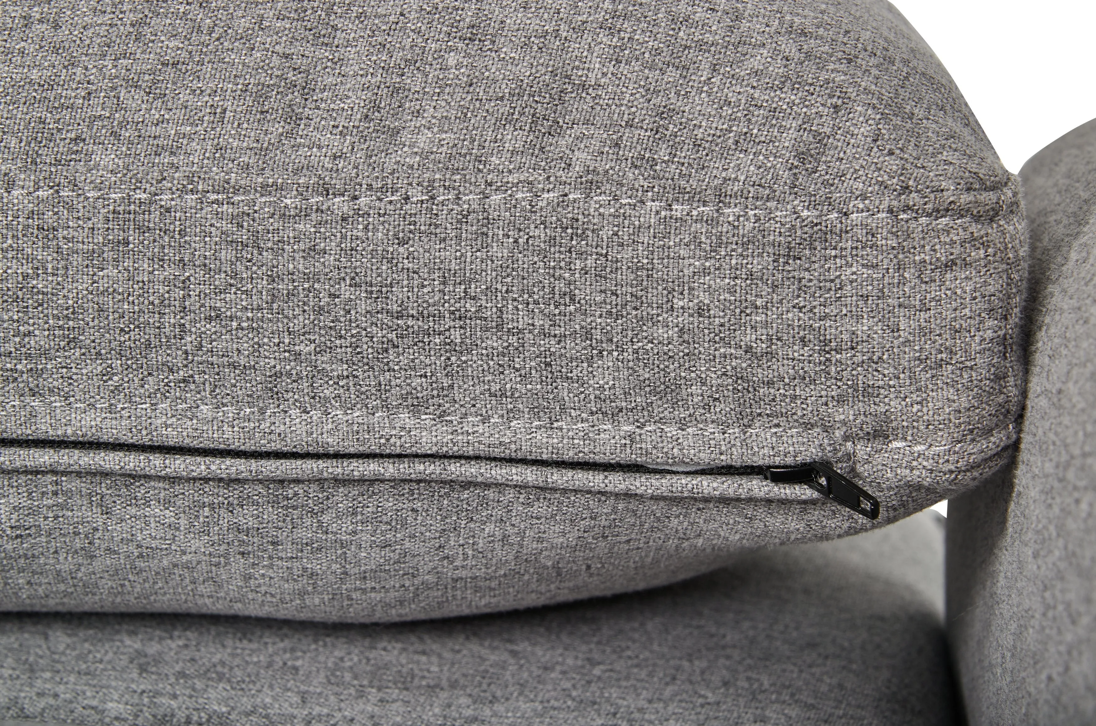 Linwood Linen-Look Fabric Sleeper Sofa - Solis Grey