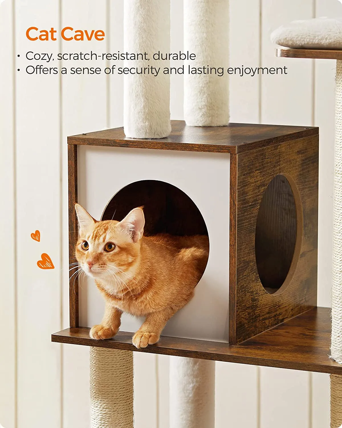 Modern 65-Inch Cat Tree