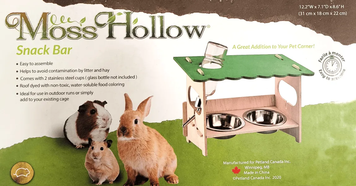 Moss Hollow Snack Bar for Small Animals