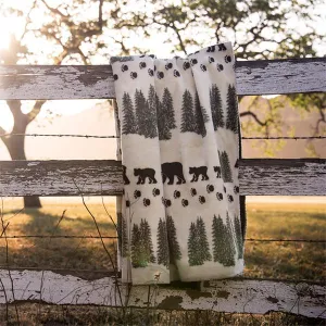 Pearl Denali Bear Denali Microplush™ Rustic Lodge Throw Blanket