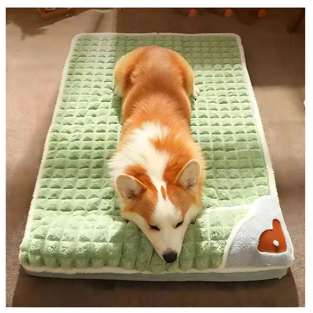Podofo All-Season Comfort Pet Bed with Removable Washable Mat