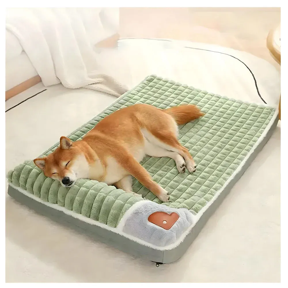 Podofo All-Season Comfort Pet Bed with Removable Washable Mat