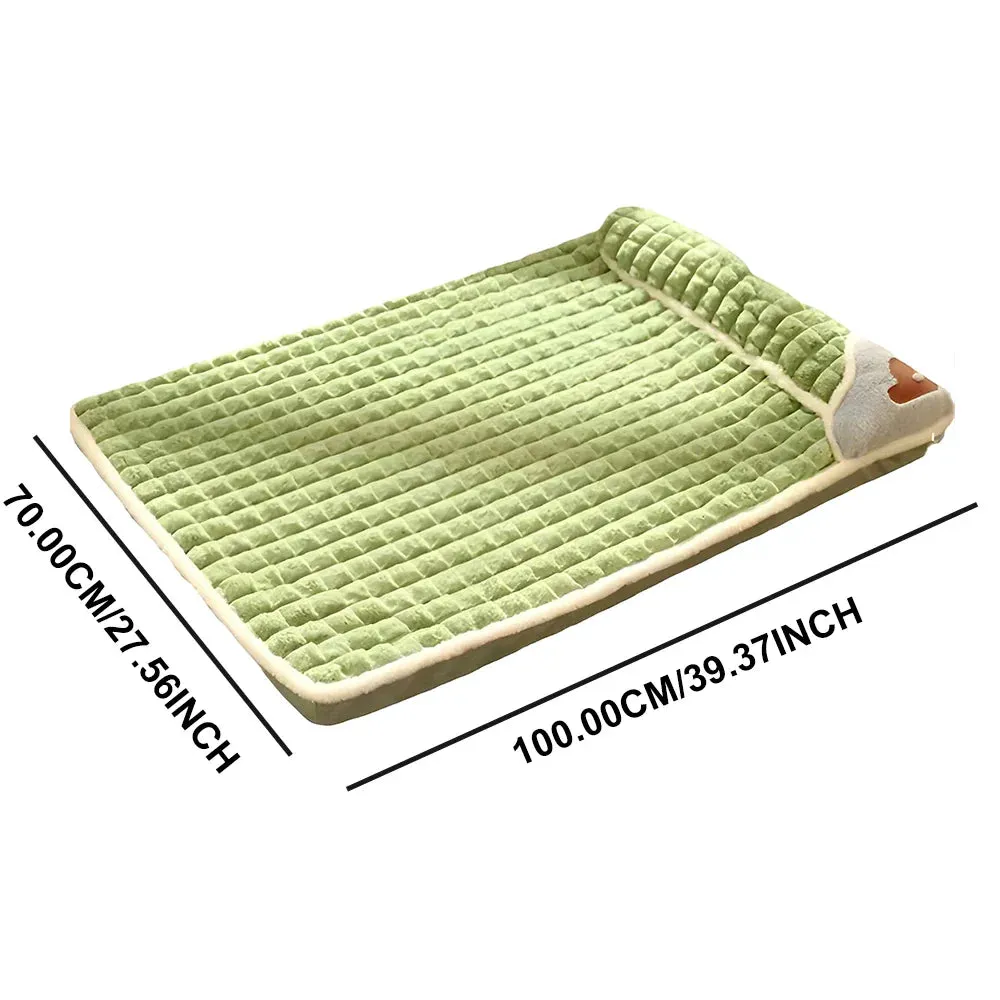 Podofo All-Season Comfort Pet Bed with Removable Washable Mat