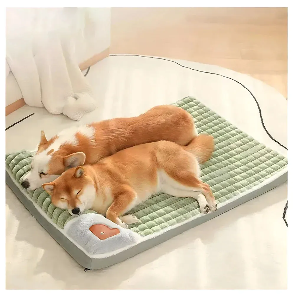Podofo All-Season Comfort Pet Bed with Removable Washable Mat