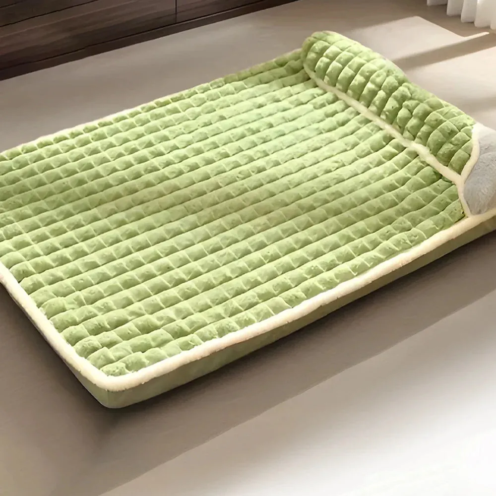 Podofo All-Season Comfort Pet Bed with Removable Washable Mat