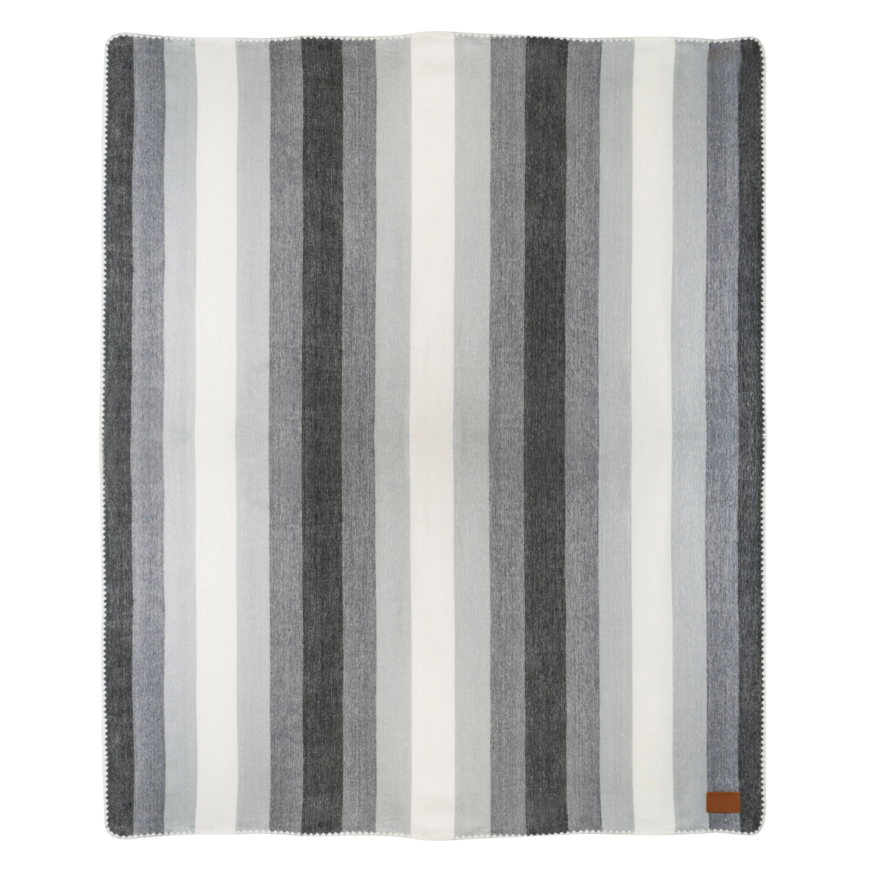 QISU Grey Stripe Alpaca Throw Blanket – Timeless Comfort, A Thoughtful Christmas Gift