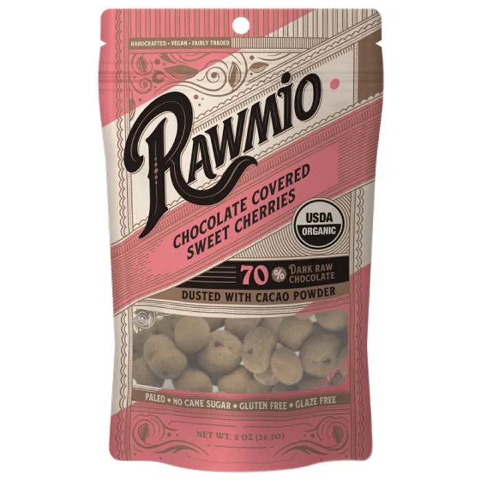 Rawmio - Chocolate Covered Fruit, 2oz | Multiple Flavors - Chocolate Covered Golden Raisins