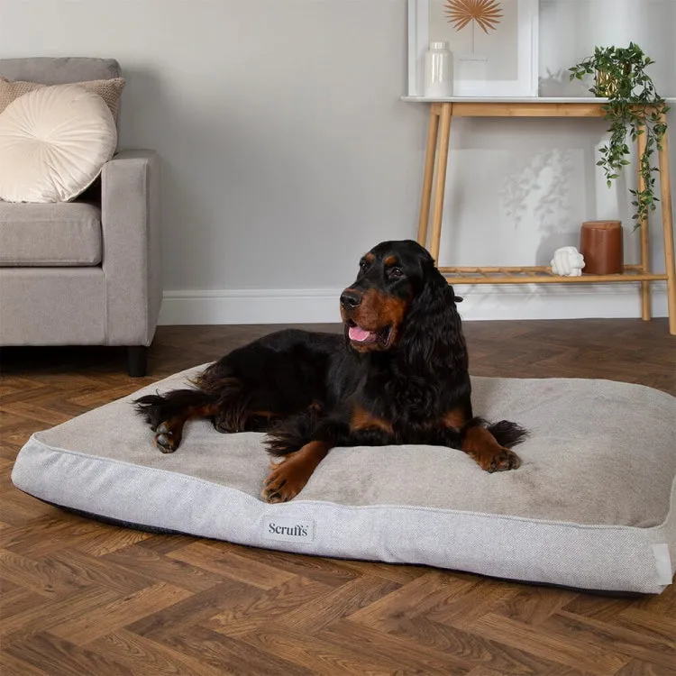 Scruffs Harvard Dog Mattress - Pearl Grey