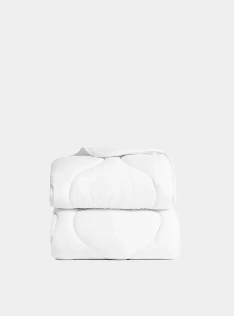 White Quilted Snuggle Blanket