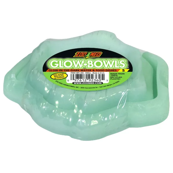Zoo Med Glow-Bowls; Glow-in-the-Dark Combo Bowls