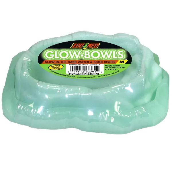 Zoo Med Glow-Bowls; Glow-in-the-Dark Combo Bowls